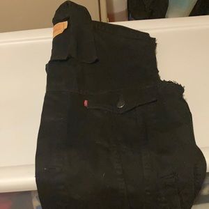 Levi’s jean vest . Size large